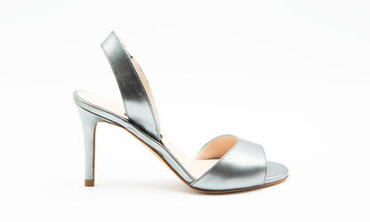 Figini - Laminated leather 8 cm high-heel Sandals